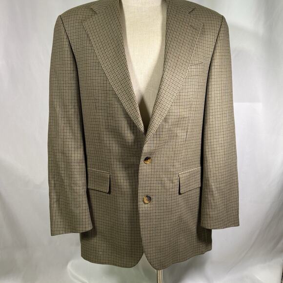 Polo University Club Ralph Lauren Silk Wool Hopsack Sport Coat Sz 40T Brown - Picture 1 of 8